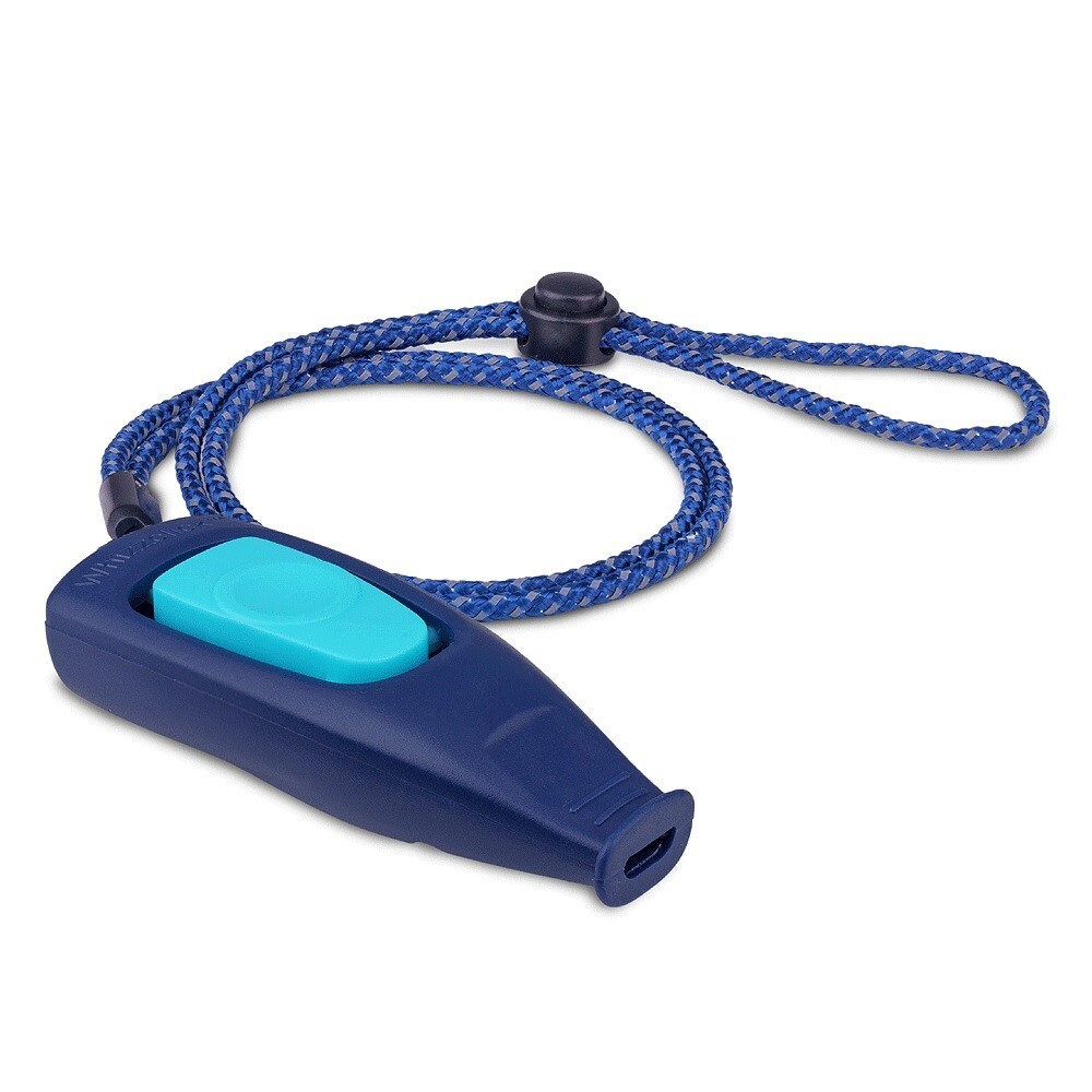 Dog Clicker for Dog multi-function Navy Blue