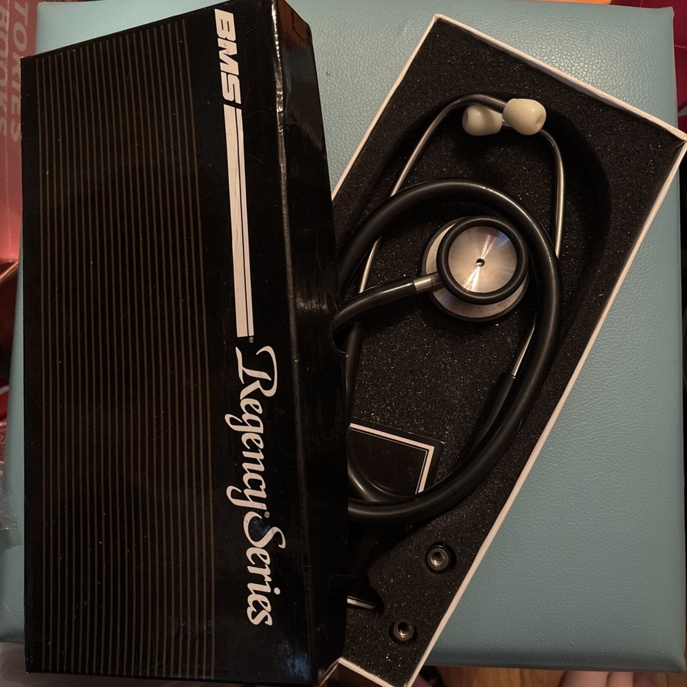 Vintage BMS STETHOSCOPE  - Regency Series Original Box Mint