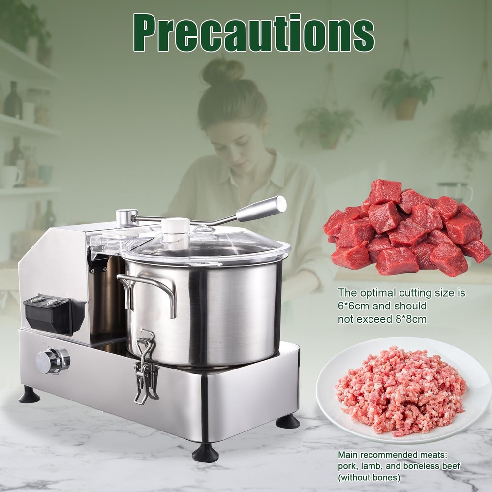 Commercial Vegetable Cutter and Food Processor Multifunction Automatic Cutter