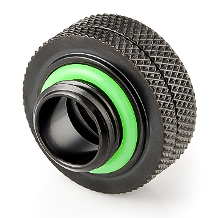 Bitspower G1/4" Enh Multi-Link Fitting, 16mm OD, Matte Black