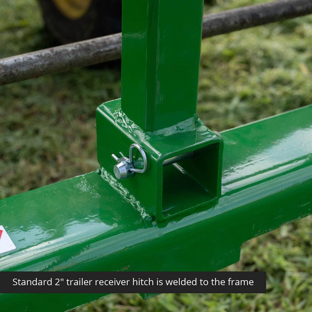 Titan Attachments Hook and Pin Pallet Fork Frame Attachment with 36in Fork Blade