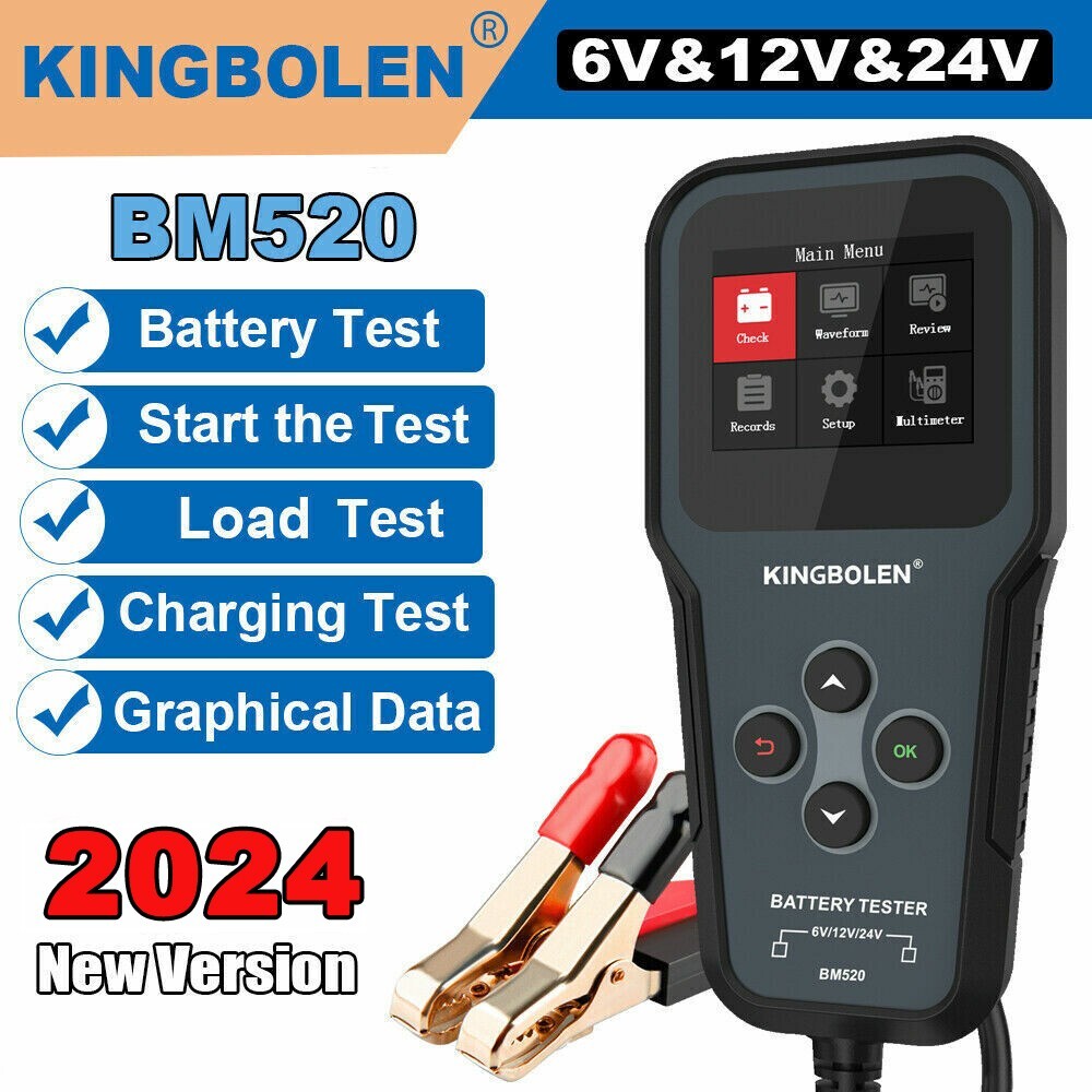 Car Battery Load Tester 12V 100-2000 CCA Automotive Charging Test Tool Analyzer