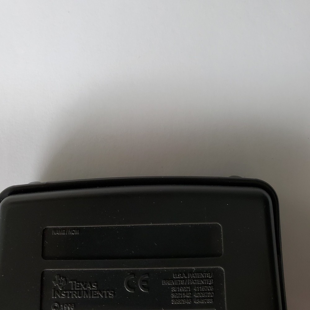 Texas Instruments TI-83 Graphing Calculator Black Includes Original Link Cable