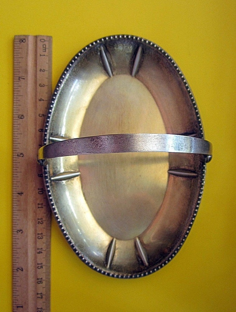 Vintage Soviet Silver 875 Bowl For Sweets