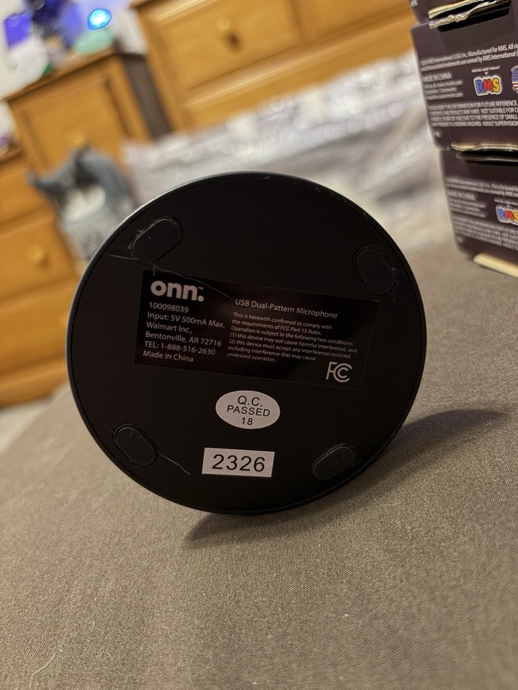 Onn USB Dual-Pattern Gaming Microphone