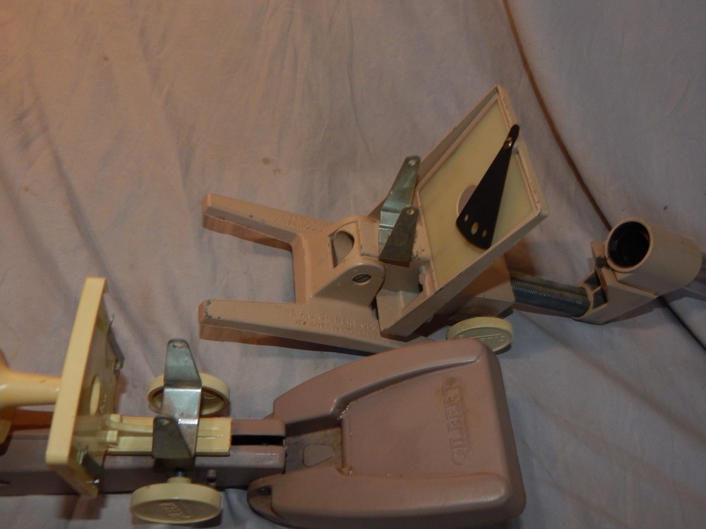 Lot of 2 Vintage Gilbert Microscopes