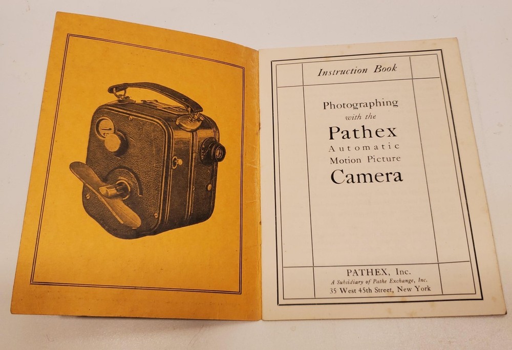 PATHEX Automatic Motion Picture Camera Instruction Book