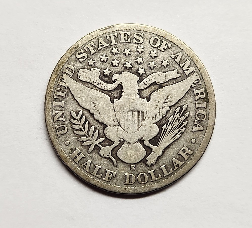 1904-S Barber Half Dollar – Choice No Problem VG