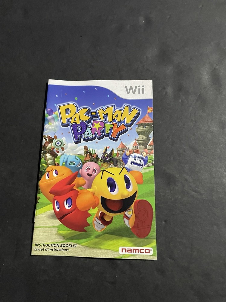 pac man party wii Manual only