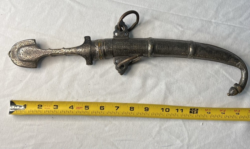 Moroccan Dagger with Ornate Scabbard