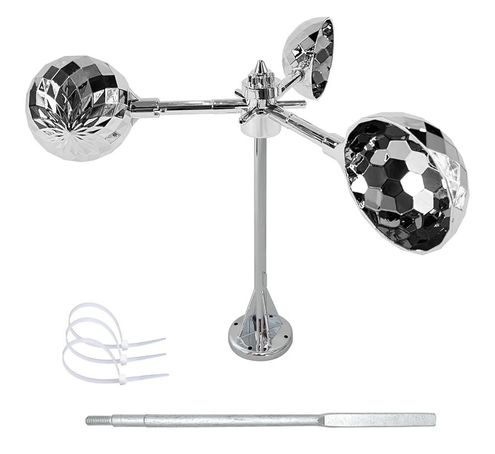 Compact Bird Control Device - Reflective Deterrent for Seagulls and Pigeons