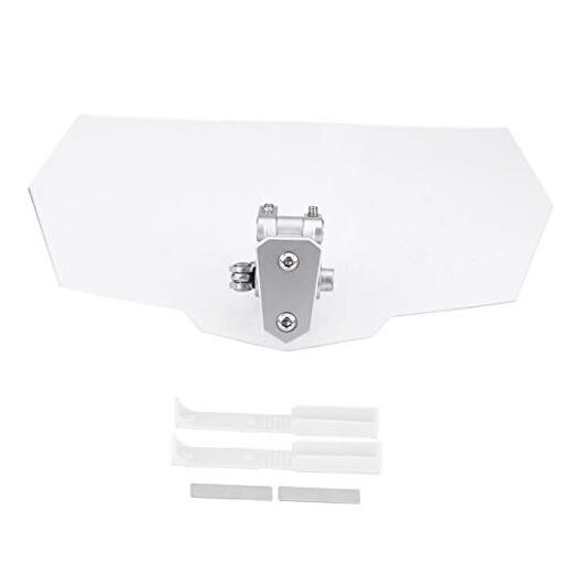 Motorcycle Universal Adjustable Windscreen Wind Deflector Windshield for
