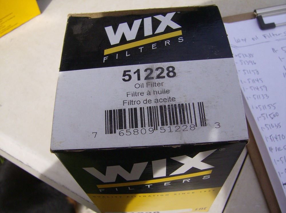 GENUINE WIX 51228 OIL FILTER