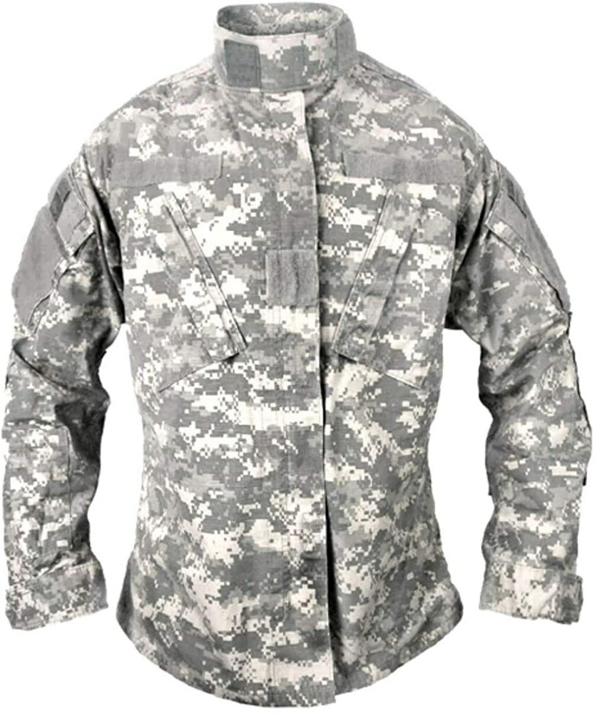 ACU DIGITAL RIPSTOP COMBAT TACTICAL JACKET COAT SIZE EXTRA SMALL LONG