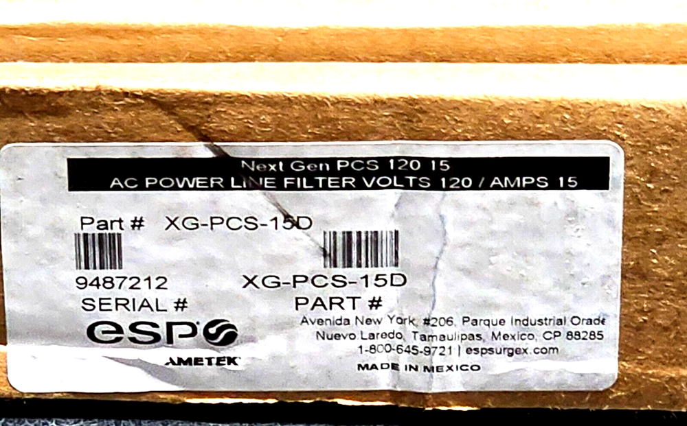ESP AMETEK XG-PCS-15D NEXT GEN PCS POWER CONDITIONING SYSTEM NEW