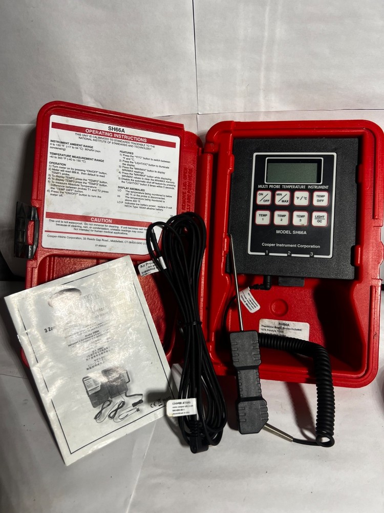 Cooper SH66A Multi Probe Temperature Instrument