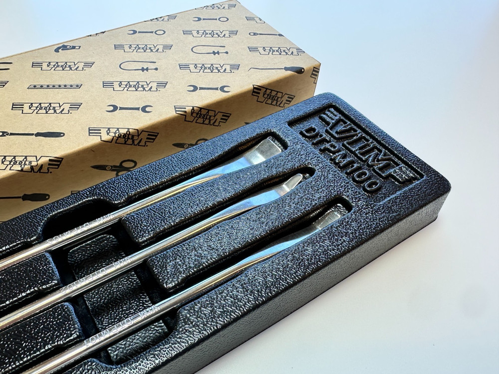 VIM Tools DTPM100 3pc Mini Precision Double Sided Panel & Trim Tool Prying Set
