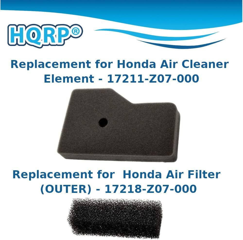 2-Pack Air Cleaner Element & Outer Filter for Honda EB2000i EU2000i Generators