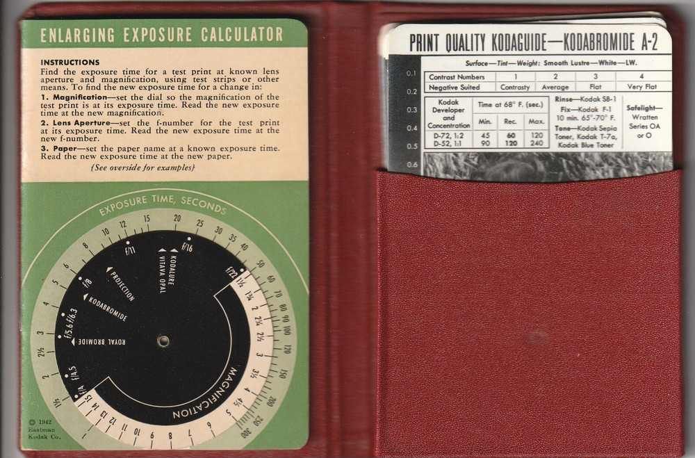 1942 Print Quality Kodaguide for Kodabromide