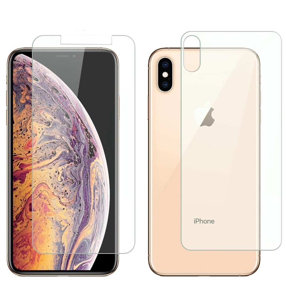 2pcs Front+Back Hydrogel Screen Protector Film For iPhone 15 14 13 12 Pro Max 7
