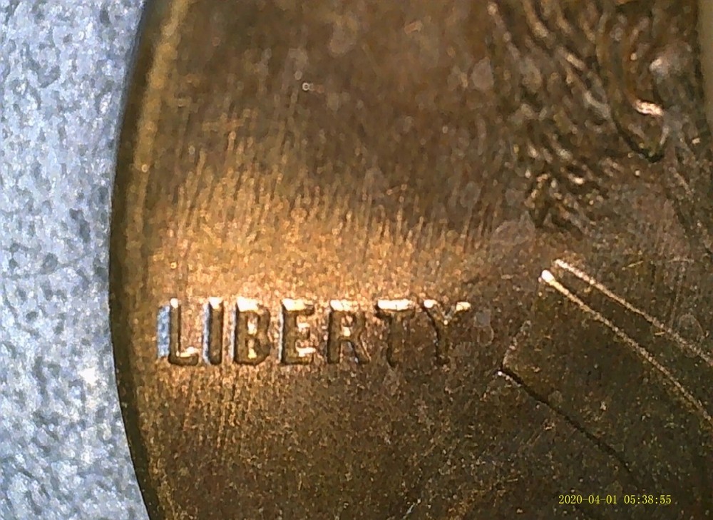 1999-P Lincoln Memorial Penny Split Plating Error Coin