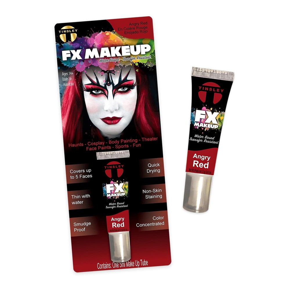 Angry Red Fx Makeup Costume Accessory