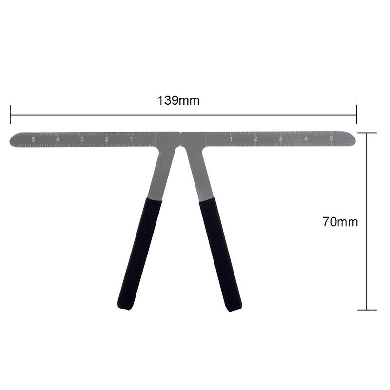Permanent Microblading Eyebrow Tattoo Stencil Ruler Shaper Template Positioning