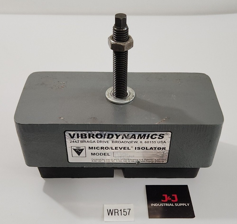 Vibro Dynamics 7M34 Micro/Level Isolator Machinery Mount Pad/Foot + Warranty!