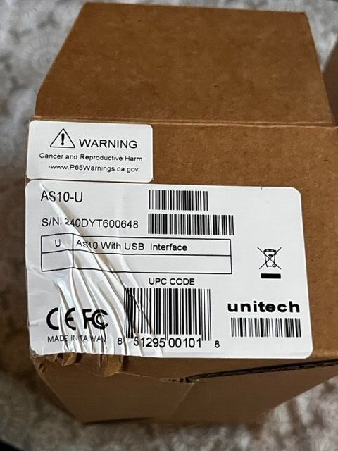 Unitech AS10U Barcode Scanner