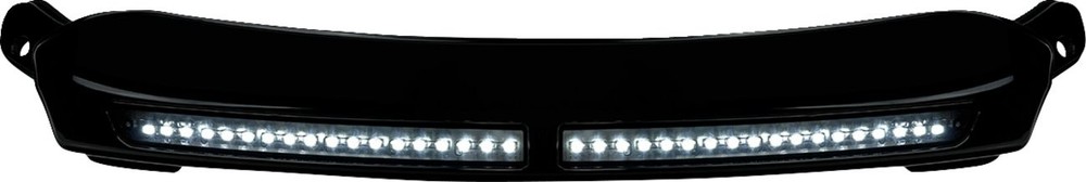 Custom Dynamics Gloss Black LED Windshield Trim (CD-RG-CV-W-B)