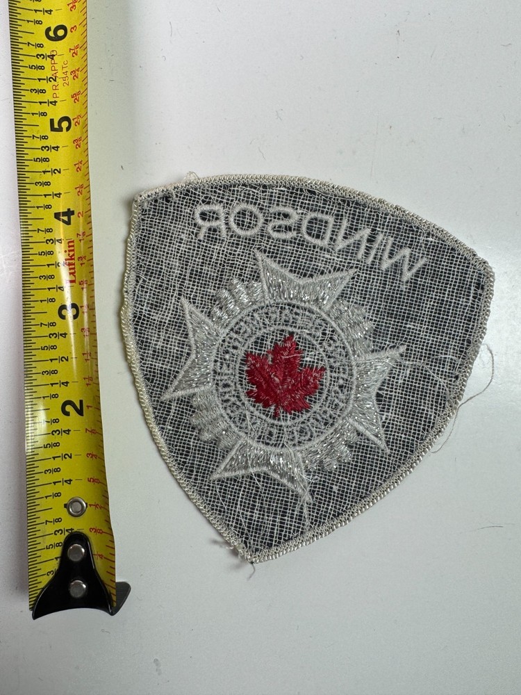 Windsor Fire Canada Patch AA10c
