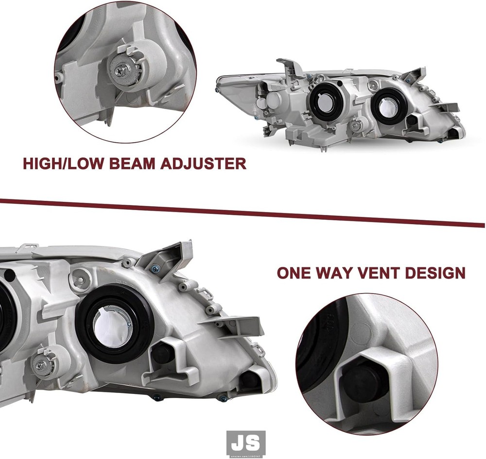 Headlight Assembly Replacement for 2007-2009 Toyota Camry US Version Model Dri..