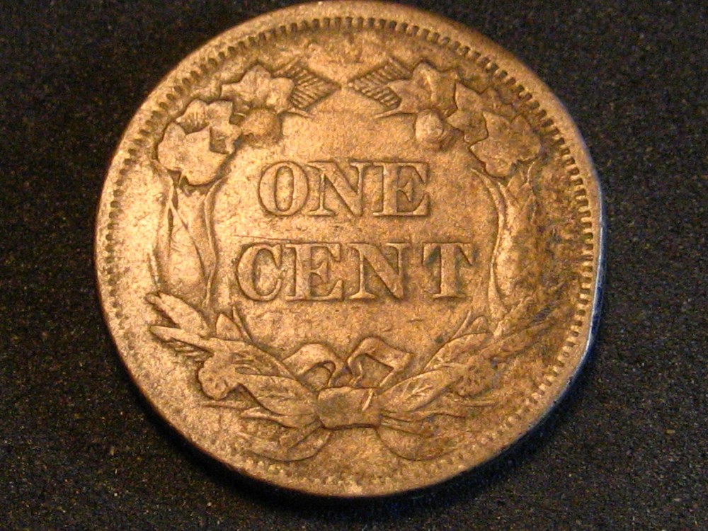 1858 Small Letters Flying Eagle Cent XF