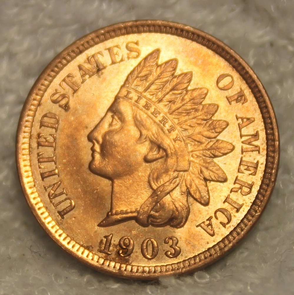 1903 uncirculated indian head penny