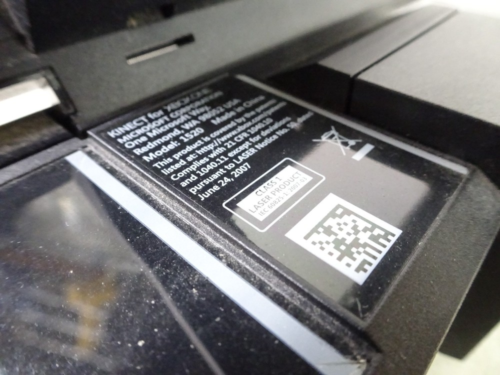 Xbox One Kinect Camera Motion Sensor Bar (Black, Model 1520) Tested