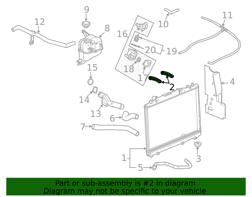 Genuine GM Upper Mount 25771547