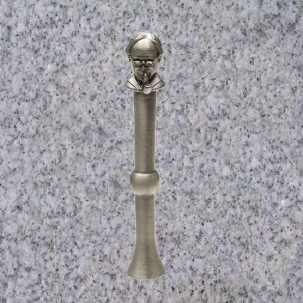 Peterson: PEWTER "THINKING MAN" PIPE TAMPER