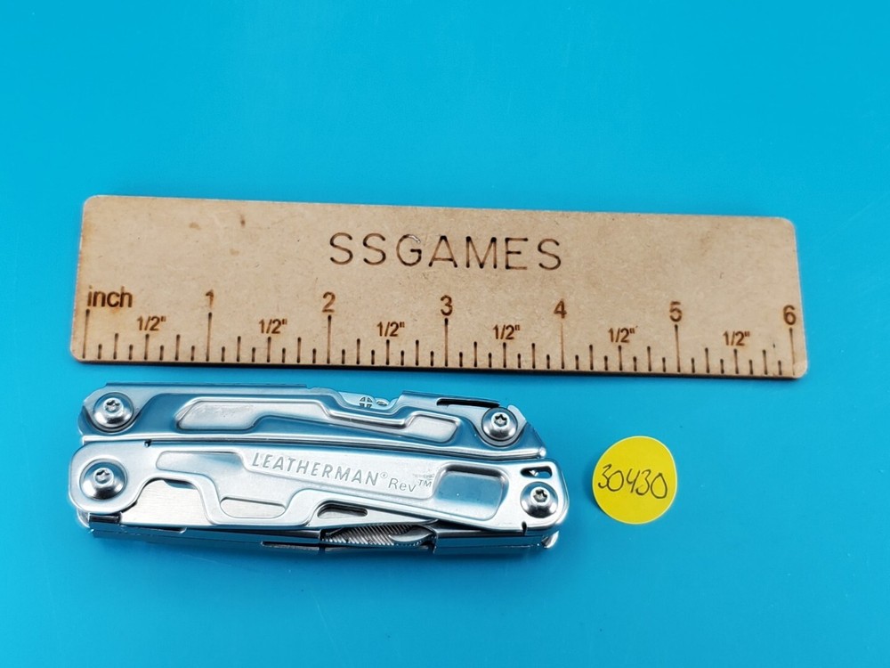 Leatherman Rev 3.8" Multi-Tool, Stainless!