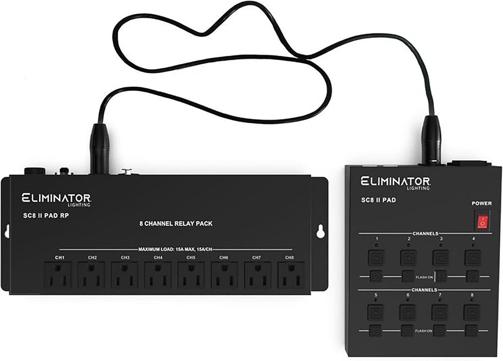 Eliminator Lighting SC8 II Pad System 8-Channel Analog Lighting Controller