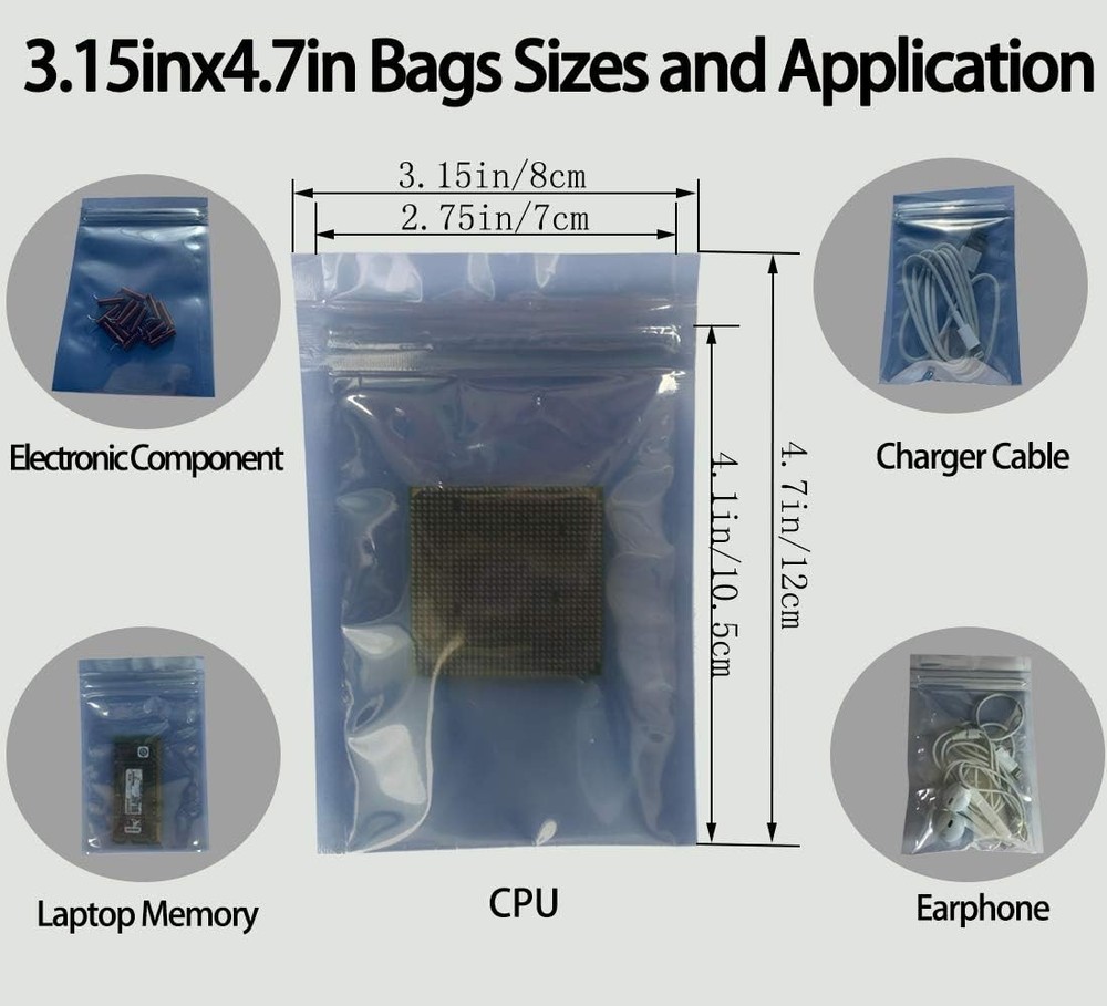 Anti Static ESD Shielding Bags for Electronic Devices