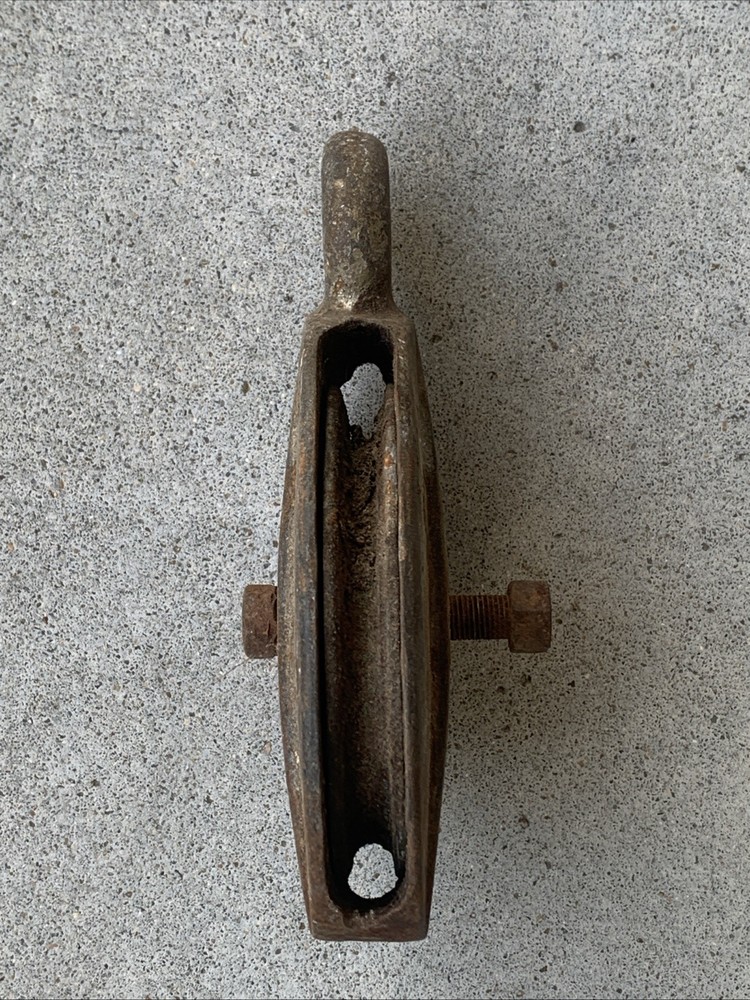 Vintage Single & Double Block Pulley Lot