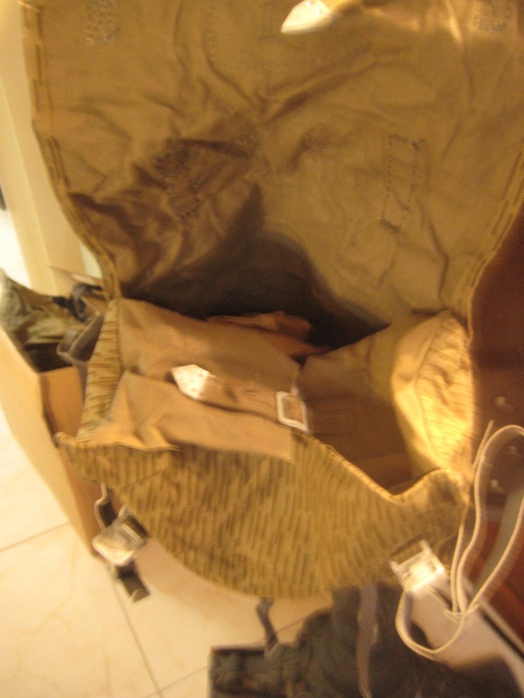 East German Rain Drop Camouflage Back Pack & Web Straps Day Pack