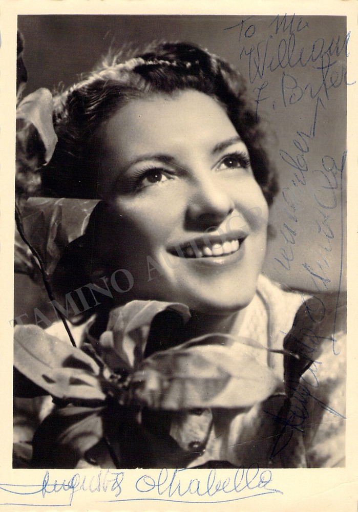 Oltrabella, Augusta - Signed Photograph