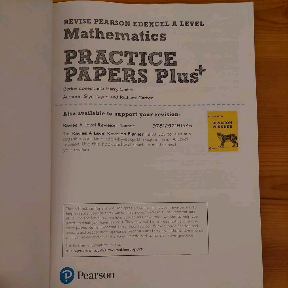 A Level Maths Practice Papers Plus+