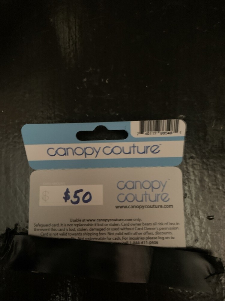 $50 Canopy Couture Gift Card