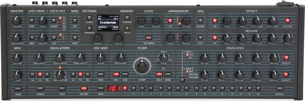 Oberheim TEO-5 Polyphonic Desktop Synthesizer Module