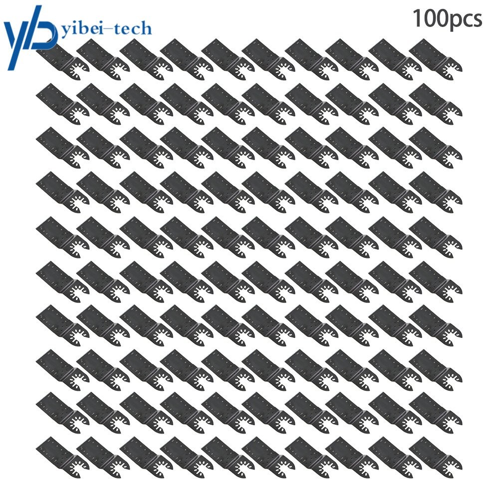 100 × Quick Release Durable Oscillating Tool Saw Blades Multi 30-90mm