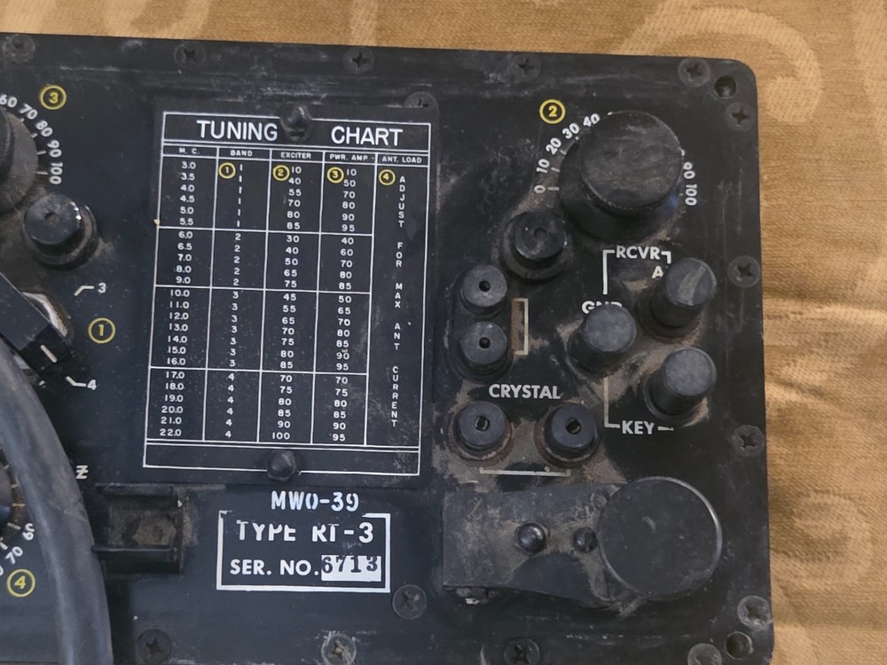 Type RT-3 Radio Transmitter MWO-39