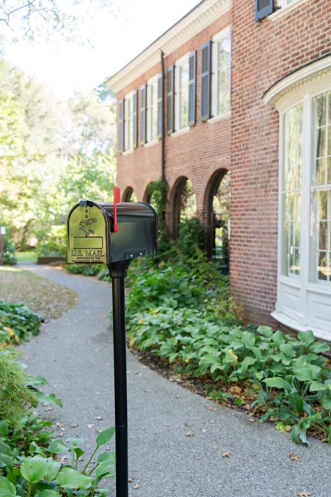 Architectural Mailboxes Coolidge Galvanized Steel Mailbox Post, Compatibility...