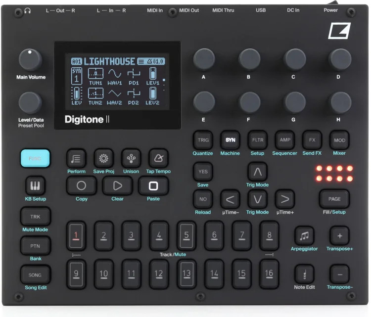 Elektron Digitone II 16-track Polyphonic Digital Synthesizer